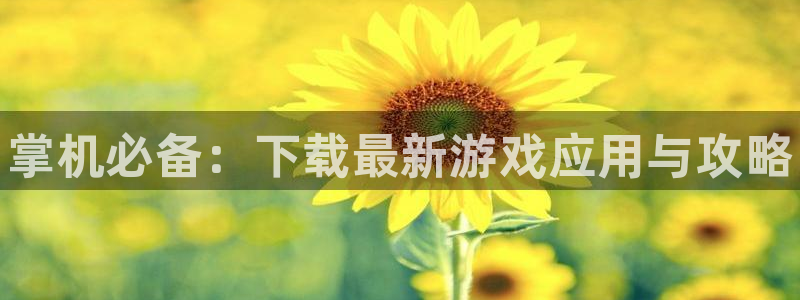 赢咖娱乐平台官网客服电话：掌机必备：下载最新游戏应用与攻略