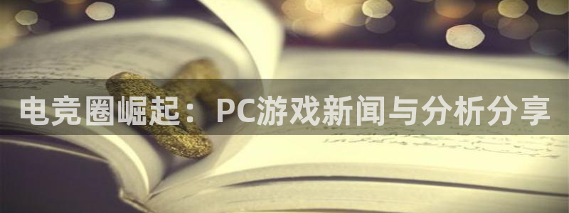 赢咖娱乐注册官方登录app：电竞圈崛起：PC游戏新闻与分析分
